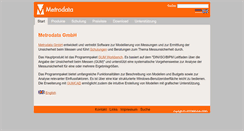 Desktop Screenshot of metrodata.de